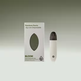 Bloom Live Resin Disposable .5g Rainbow Belts $30